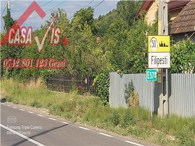VANDUT !!! Teren pt casa la 5 minute de Onesti zona Filipesti, 26 m la strada